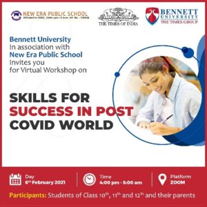 Virtual Workshop (Bennett University in association with NEW ERA PUBLIC SCHOOL))