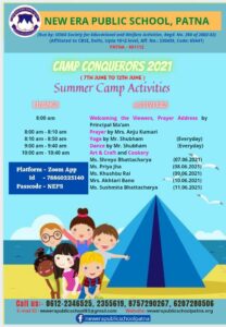 Summer Camp Activities -2021