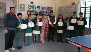 Award ceremony for Hindi Olympiad students, NEPS
