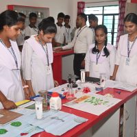 Students showcasing their academic projects, NEPS, Patna, 2025