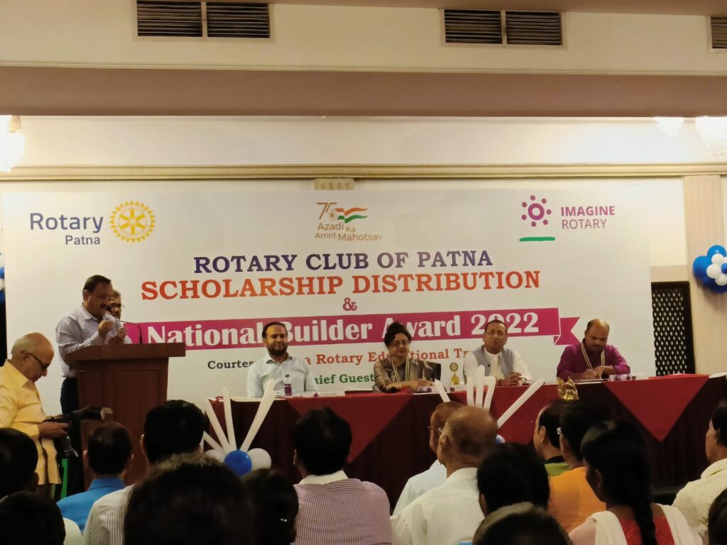 Award and scholarship ceremony organized by Rotary Club of Patna at New Era Public School Patna