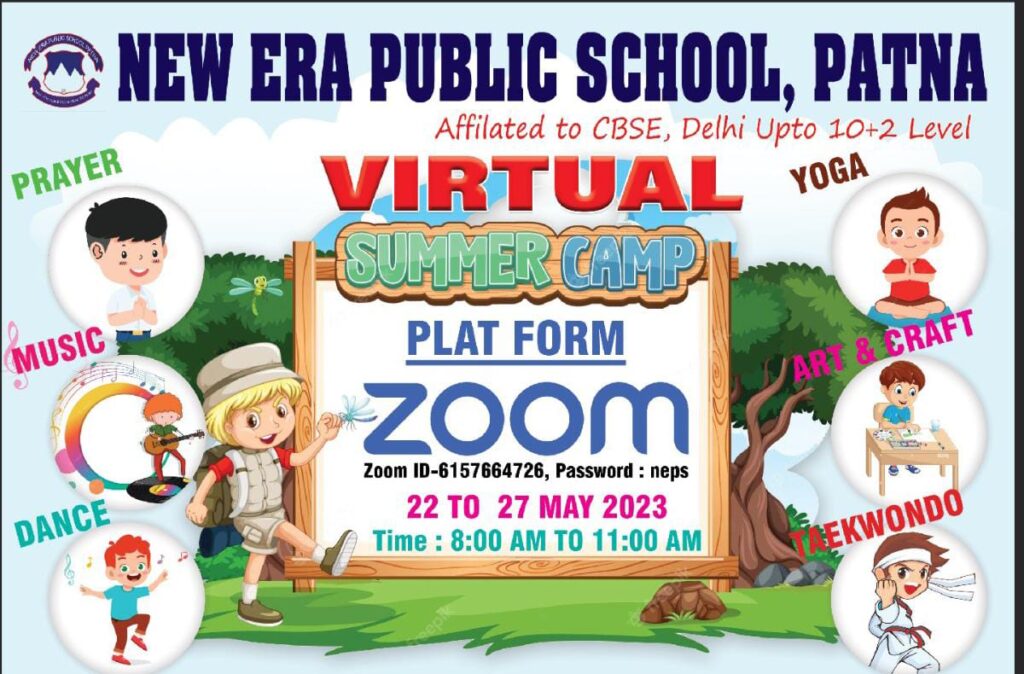 Virtual SUMMER CAMP-2023, New Era Public School, Patna