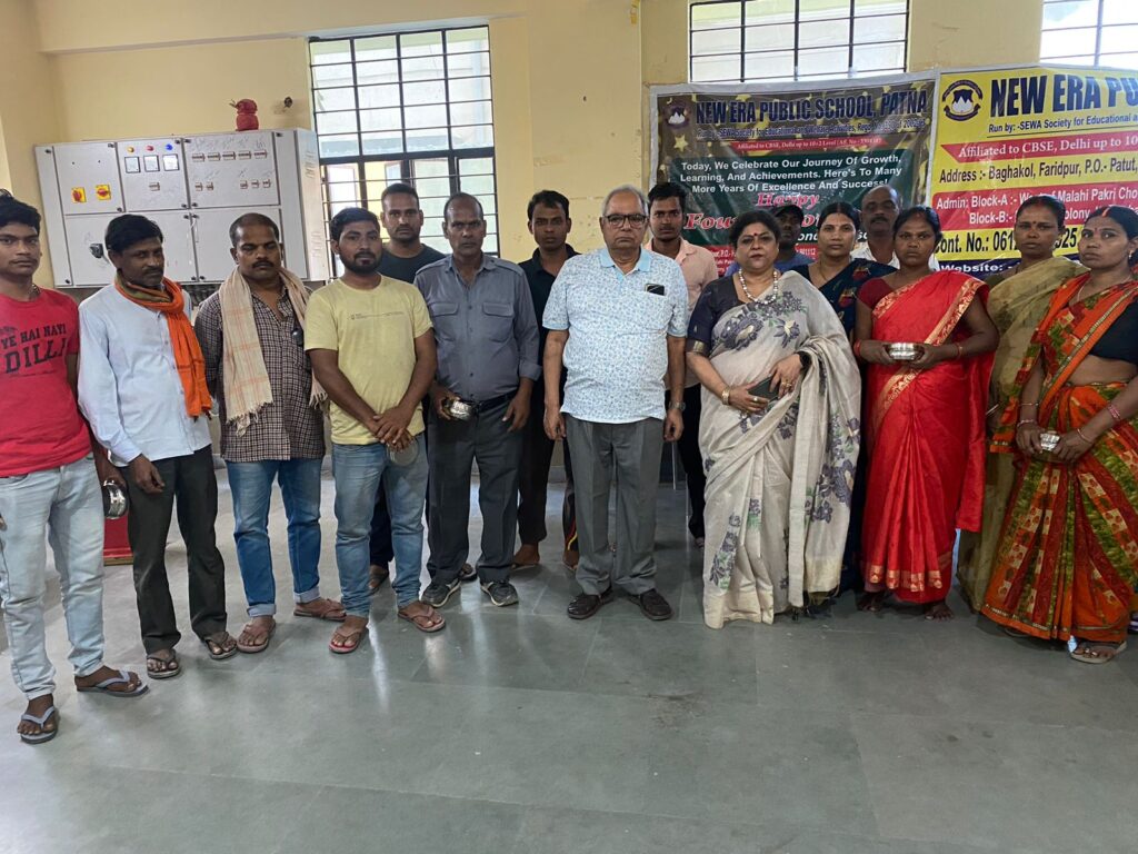 Labour Day celebration 2024 at New Era Public School Patna