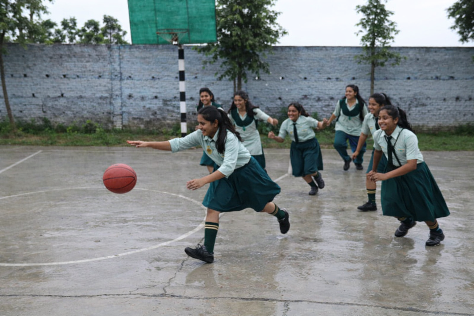 School playground at New Era Public School Patna